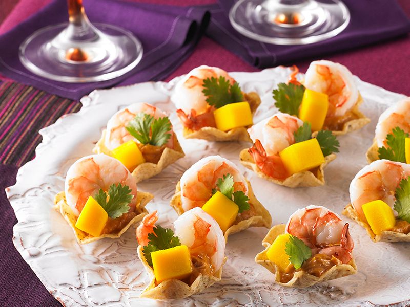 Seared Shrimp Tortilla Bites